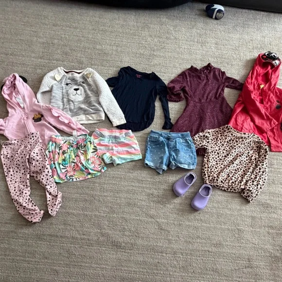 Girls Clothing Bundle Size 4/5 – Minnie, Ladybug, Cat & Jack, Carter’s - Picture 1 of 7